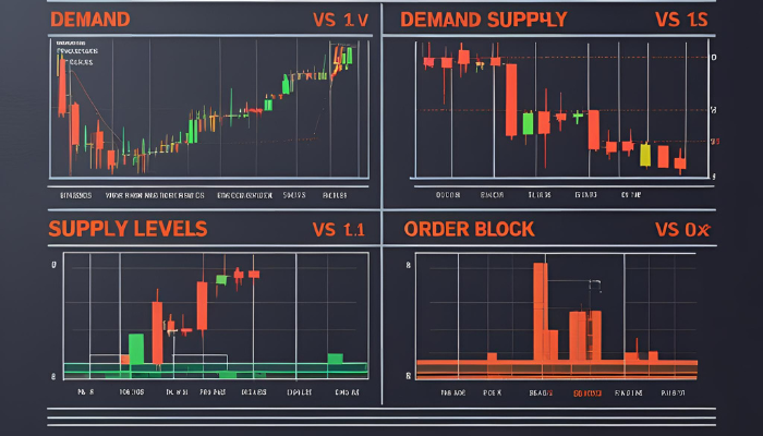 Demand and Supply Levels vs Order Block