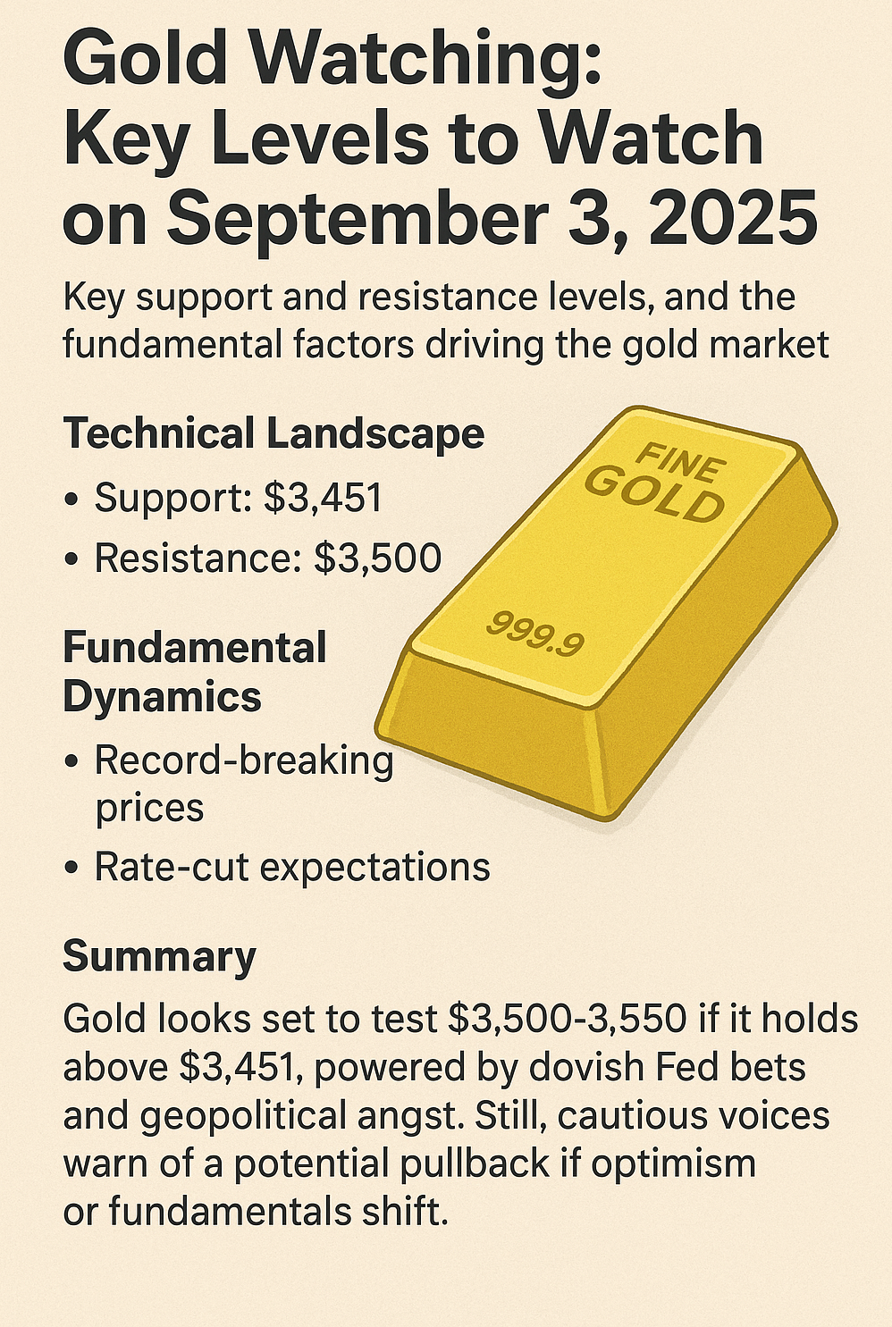 Key Levels to Watch on September 3, 2025