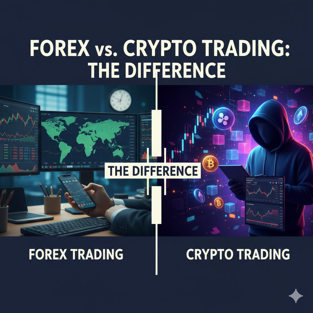 Forex Trading vs Crypto Trading Difference