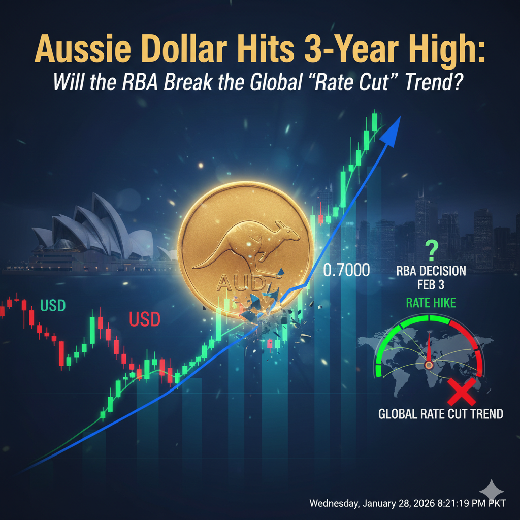 Aussie Dollar Hits 3-Year High: Will the RBA Break the Global "Rate Cut" Trend?