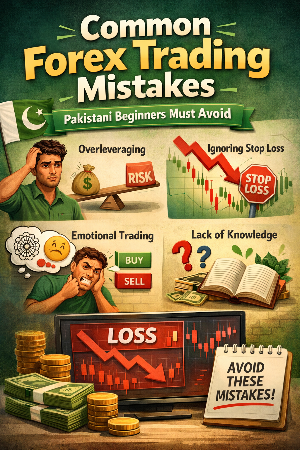 Common Forex Trading Mistakes Pakistani Beginners Must Avoid