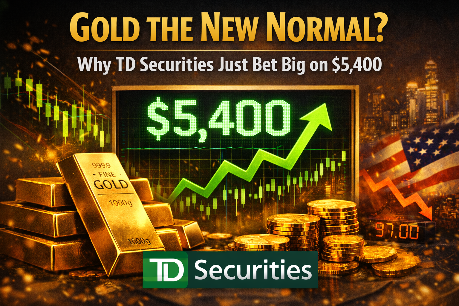 Is Gold the New Normal? Why TD Securities Just Bet Big on $5,400