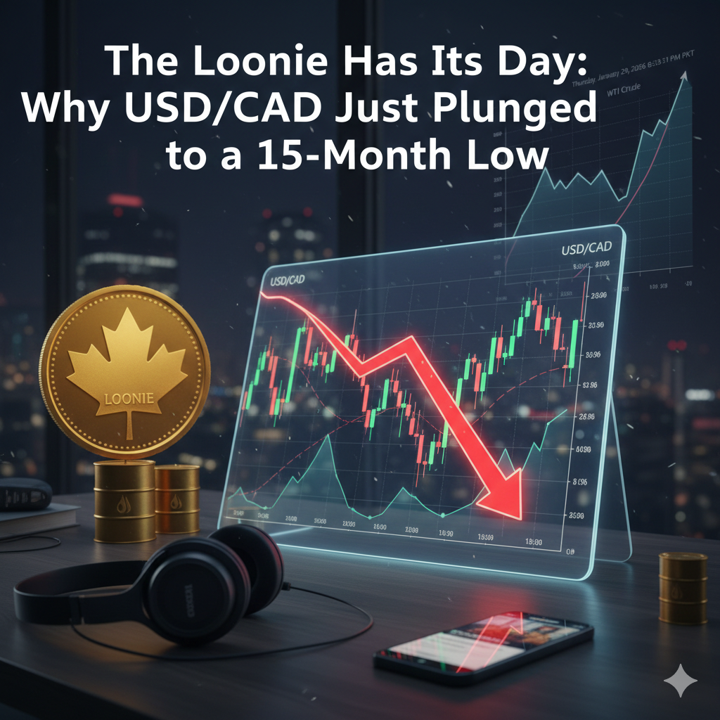 The Loonie Has Its Day: Why USD/CAD Just Plunged to a 15-Month Low