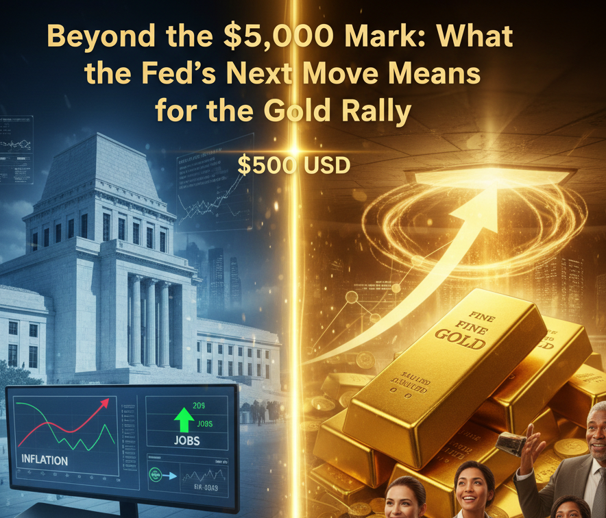 Beyond the $5,000 Mark: What the Fed’s Next Move Means for the Gold Rally