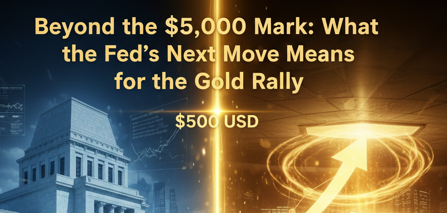 Beyond the $5,000 Mark: What the Fed’s Next Move Means for the Gold Rally