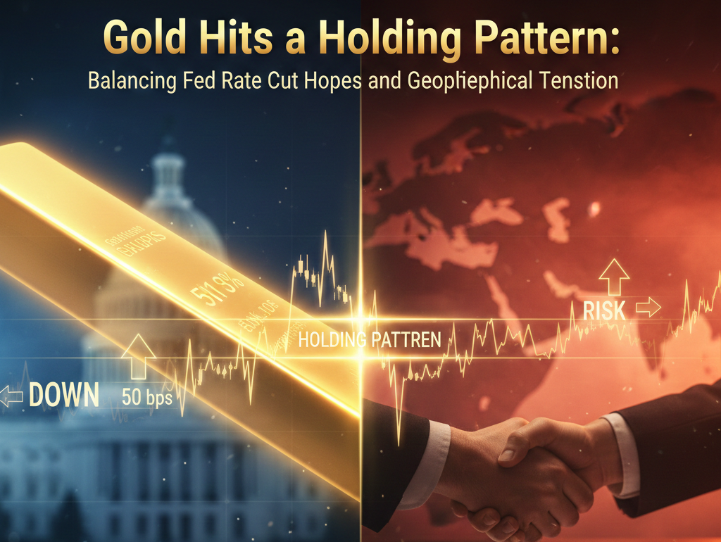 Gold Hits a Holding Pattern: Balancing Fed Rate Cut Hopes and Geopolitical Tension