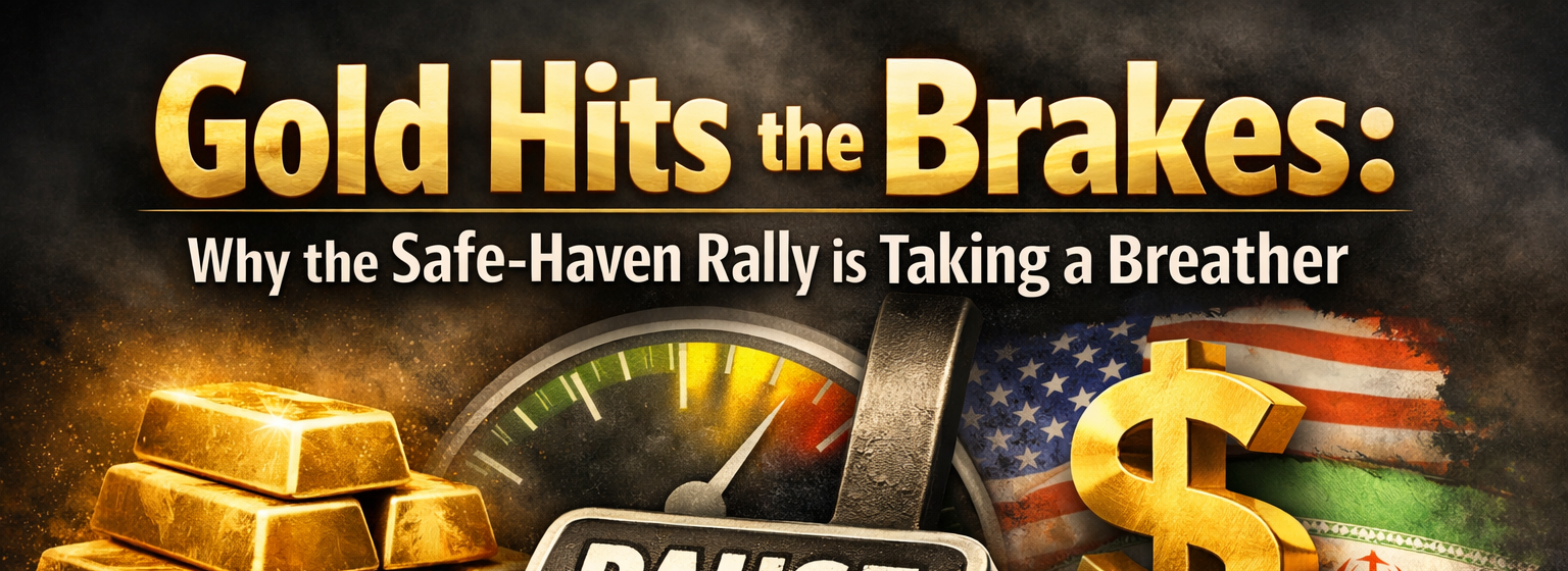 Gold Hits the Brakes: Why the Safe-Haven Rally is Taking a Breather