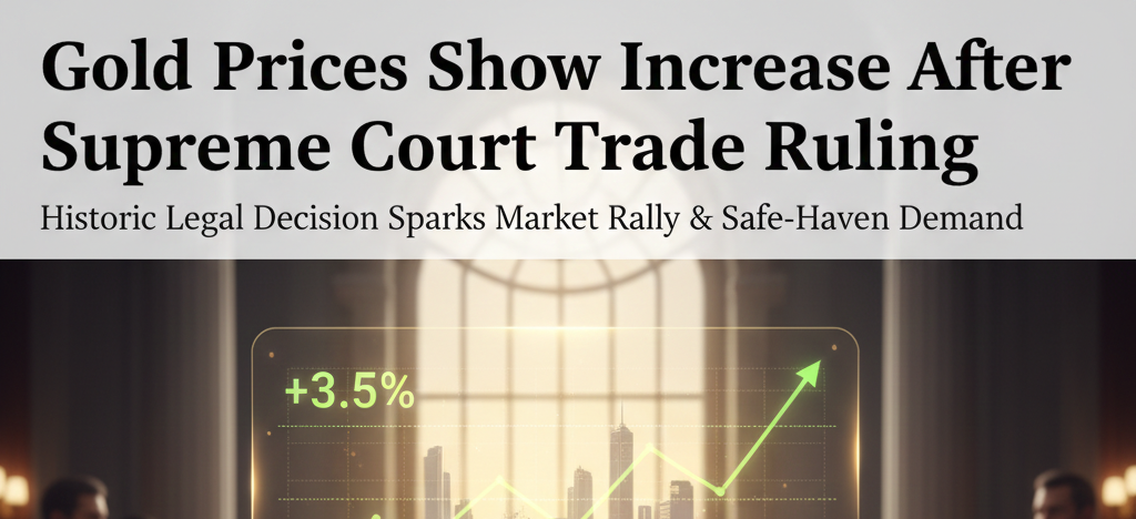 Gold Prices Show Increase After Supreme Court Trade Ruling