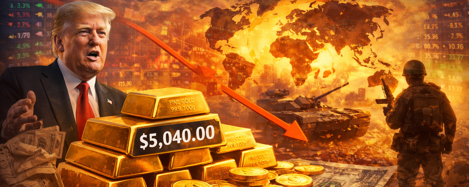 Gold Tests Historic $5,040 Highs as Investors Navigate a "Messy" Economic Map