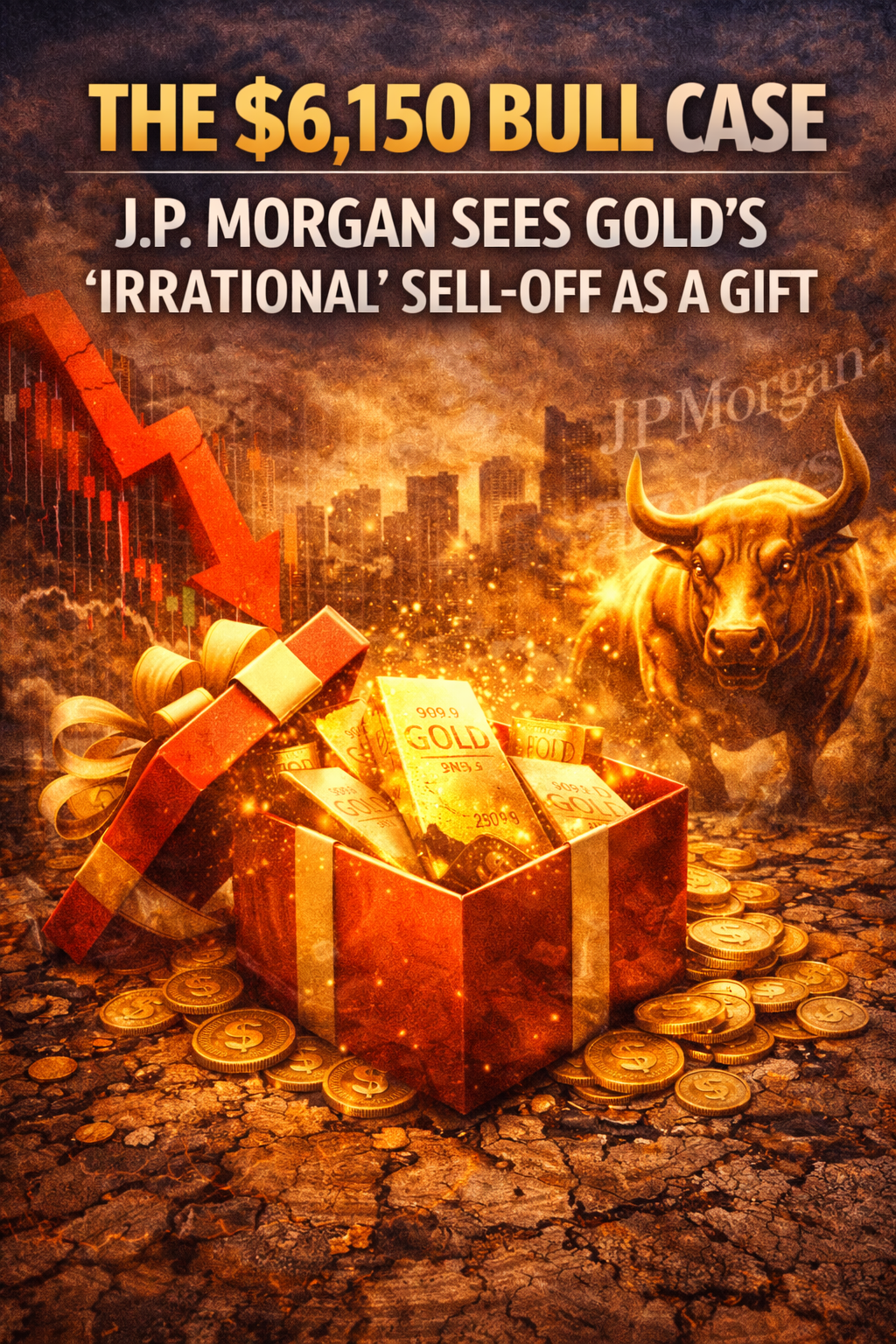 The $6,150 Bull Case: J.P. Morgan Sees Gold’s ‘Irrational’ Sell-Off as a Gift