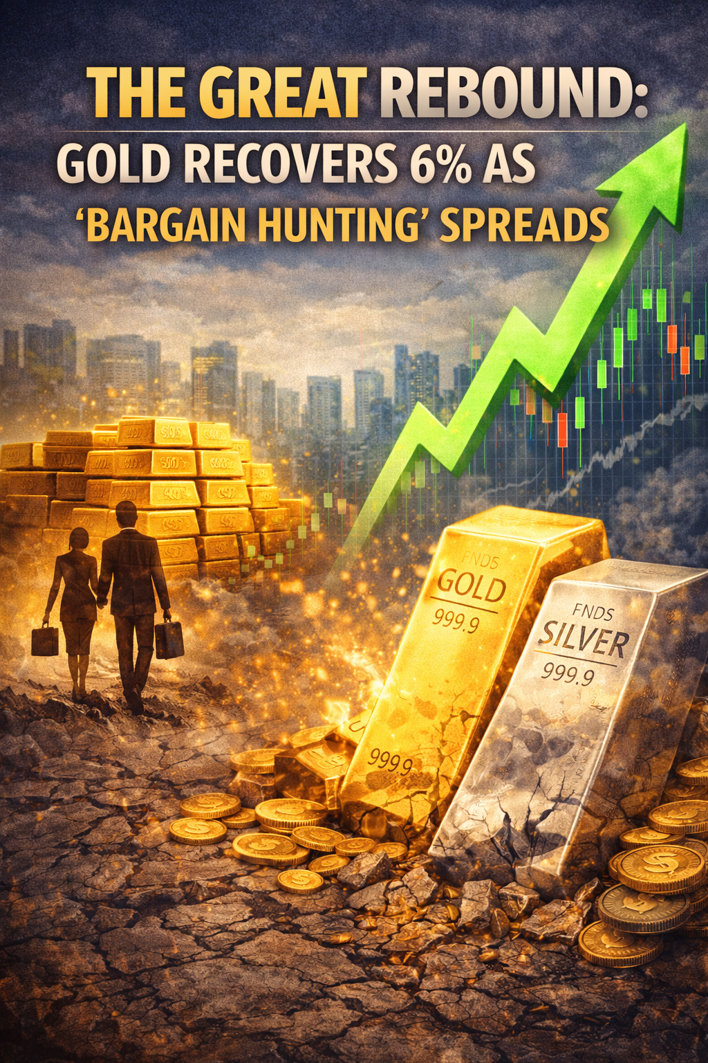 The Great Rebound- Gold Recover 6% as ‘Bargain Hunting’ Spreads