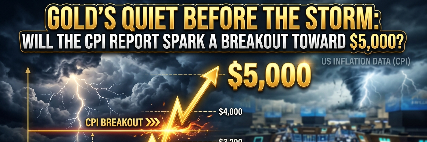 "Gold’s Quiet Before the Storm: Will the CPI Report Spark a Breakout Toward $5,000?