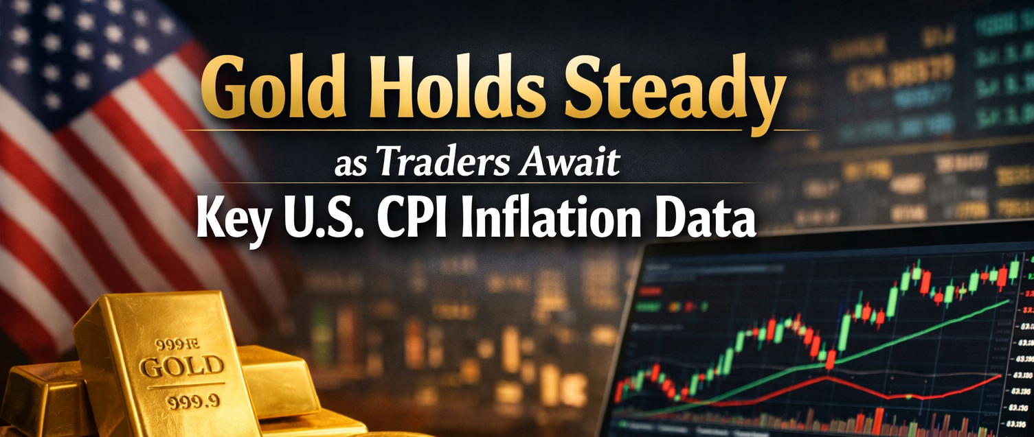 Gold Holds Steady as Traders Await Key U.S. CPI Inflation Data