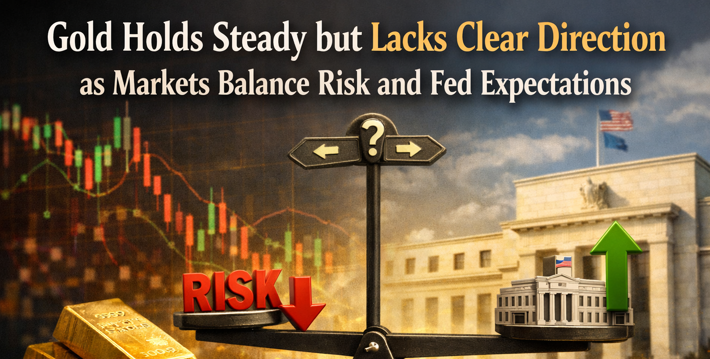 Gold Holds Steady but Lacks Clear Direction as Markets Balance Risk and Fed Expectations