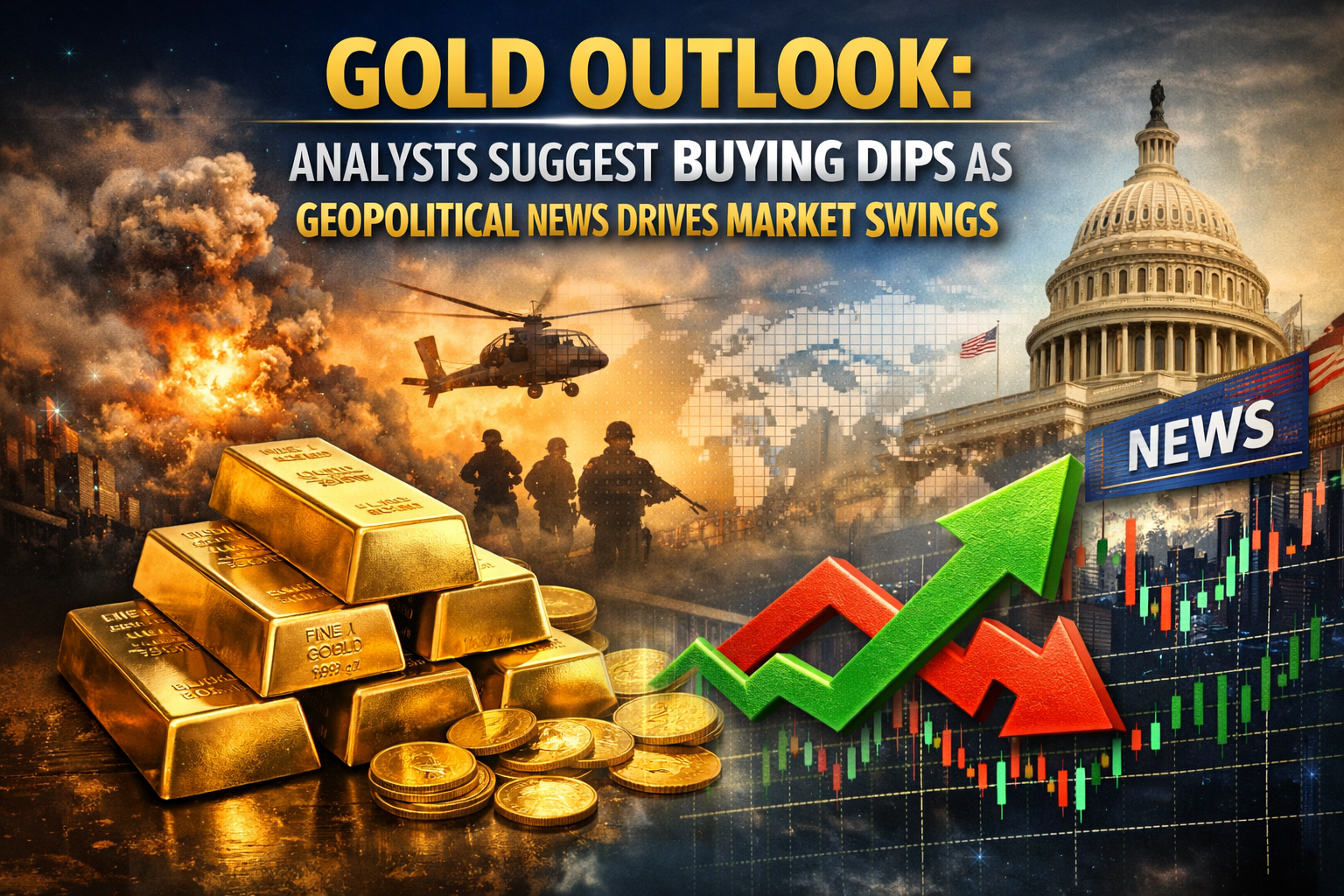 Gold Outlook: Analysts Suggest Buying Dips as Geopolitical News Drives Market Swings