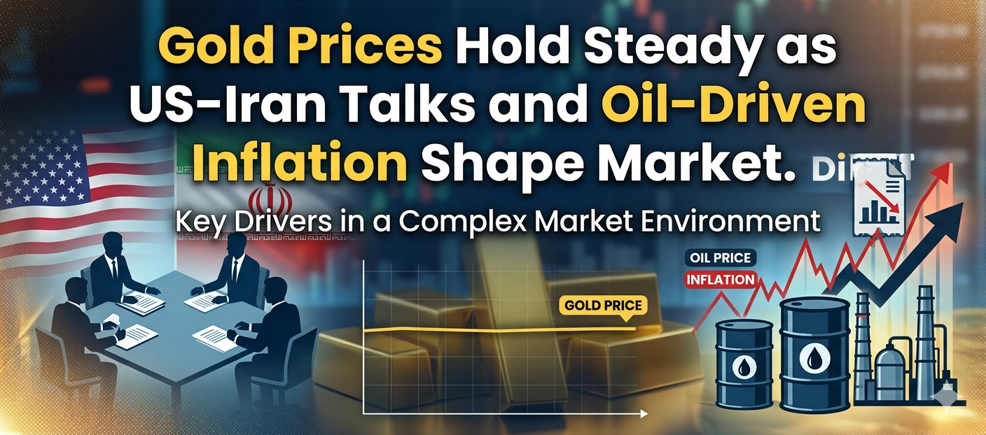 Gold Prices Hold Steady as US–Iran Talks and Oil-Driven Inflation Shape ...