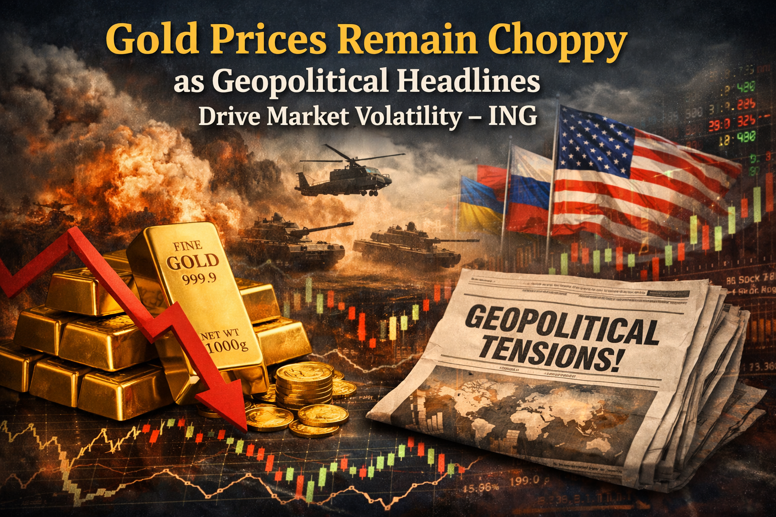 Gold Prices Remain Choppy as Geopolitical Headlines Drive Market Volatility – ING