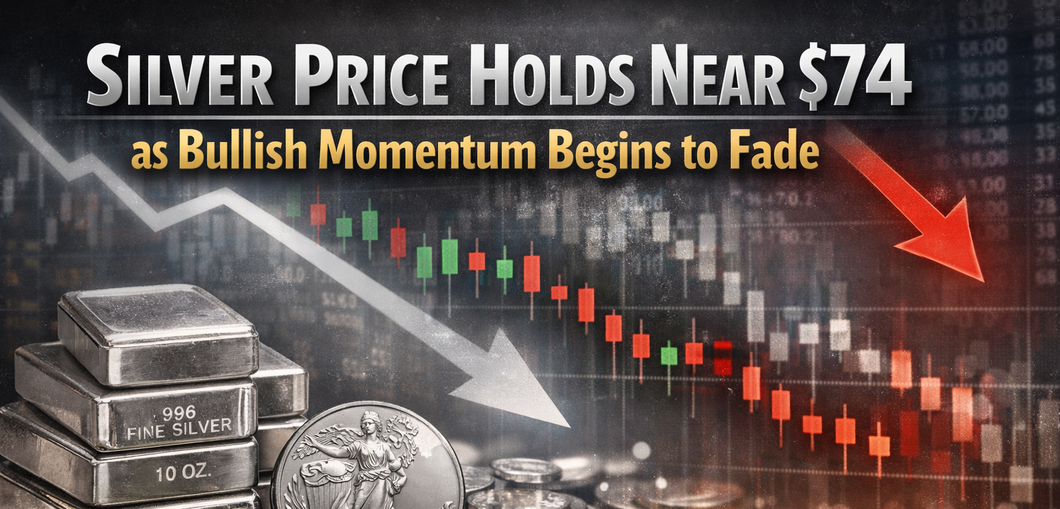 Silver Price Holds Near $74 as Bullish Momentum Begins to Fade