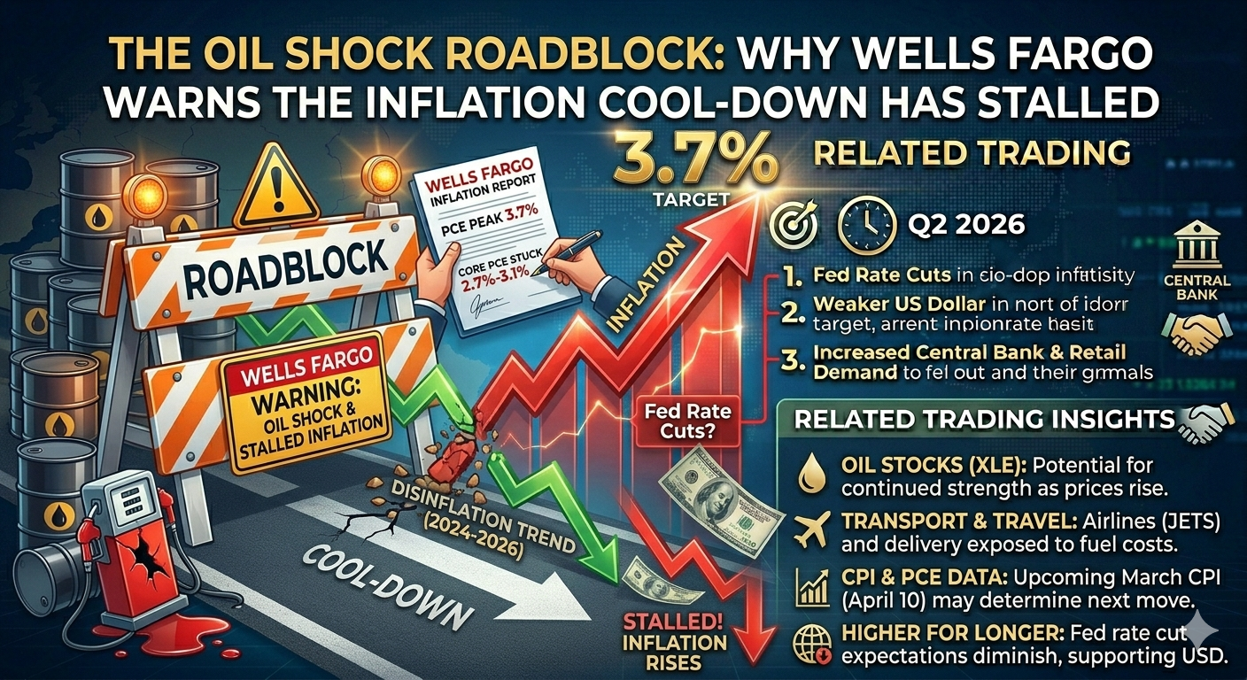 The Oil Shock Roadblock: Why Wells Fargo Warns the Inflation Cool-Down Has Stalled