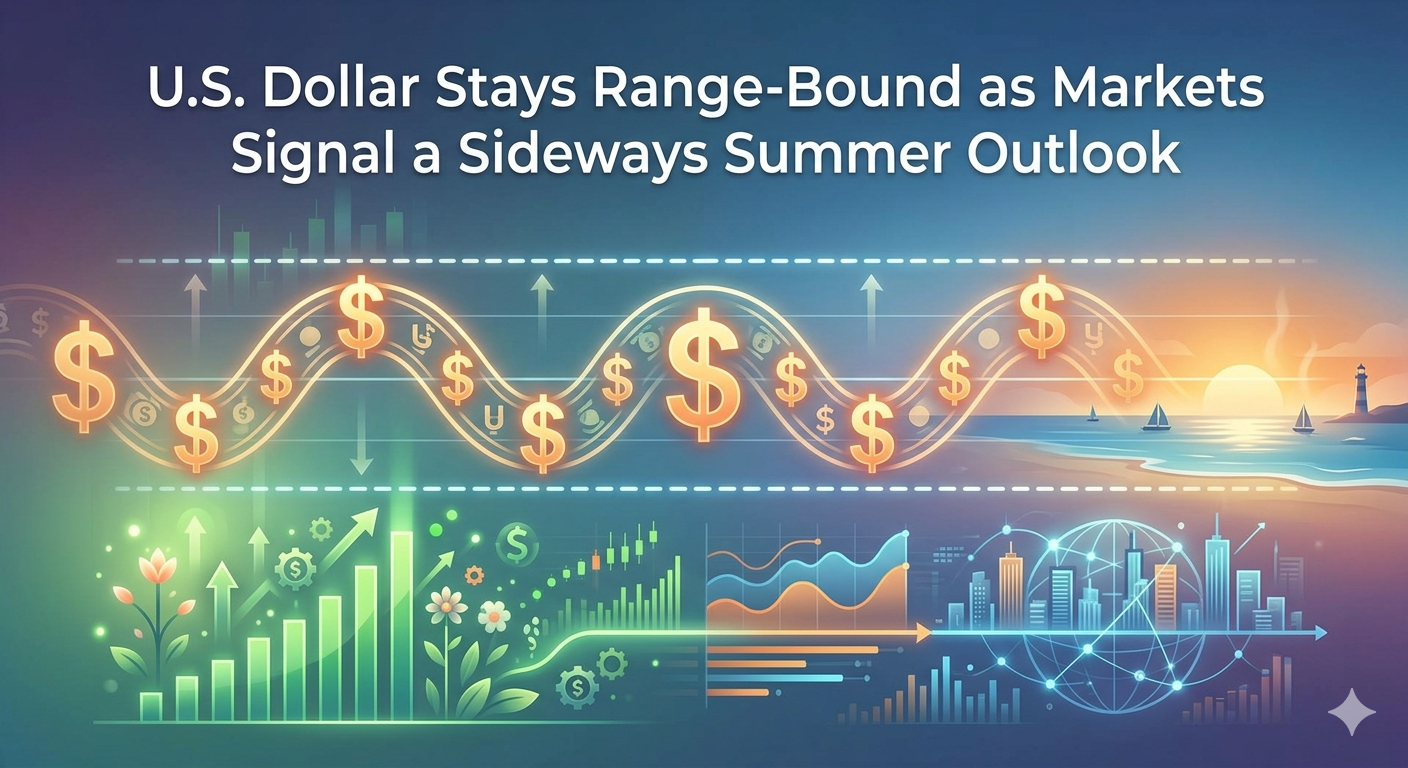 U.S. Dollar Stays Range-Bound as Markets Signal a Sideways Summer Outlook
