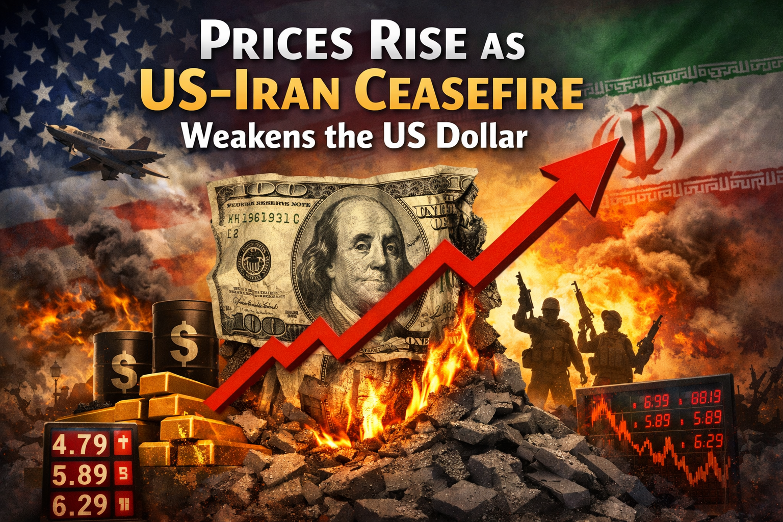 old Prices Rise as US–Iran Ceasefire Weakens the US Dollar