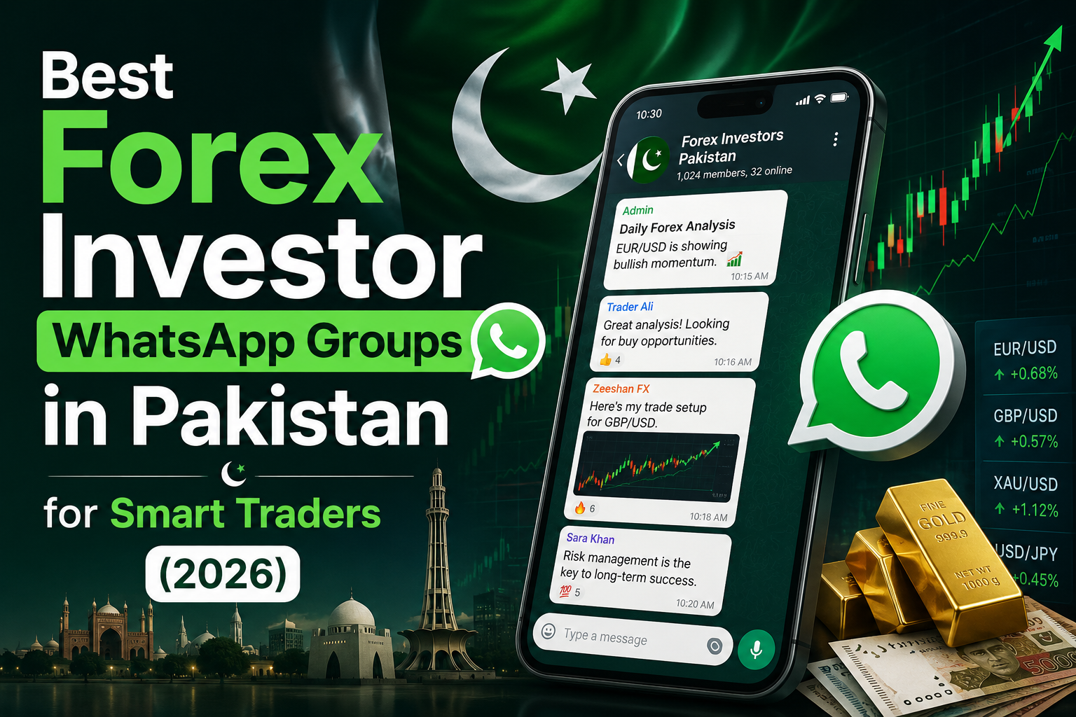 Best Forex Investor WhatsApp Groups in Pakistan for Smart Traders (2026)