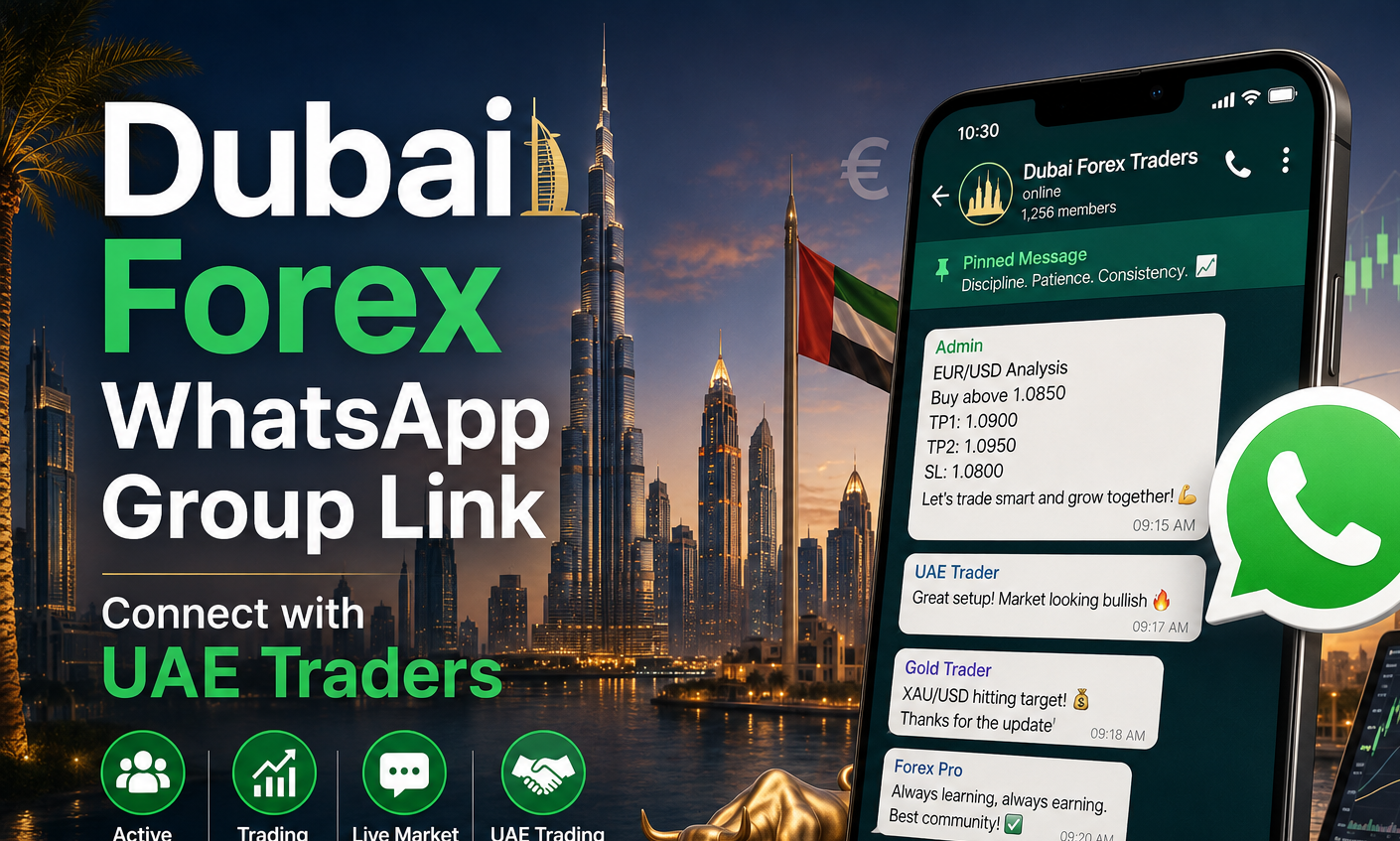 Dubai Forex WhatsApp Group Link – Connect with UAE Traders