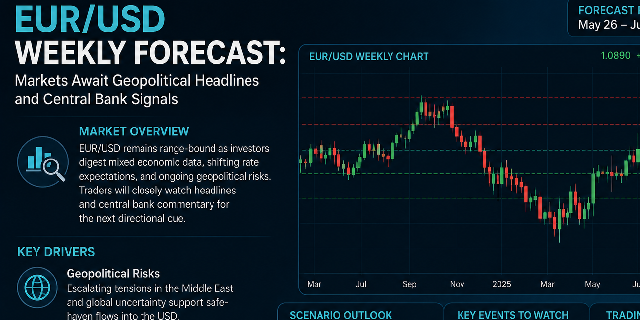 EURUSD Weekly Forecast Markets Await Geopolitical Headlines and Central Bank Signals