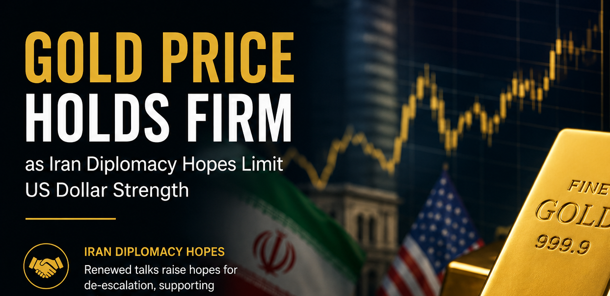 Gold Price Holds Firm as Iran Diplomacy Hopes Limit US Dollar Strength