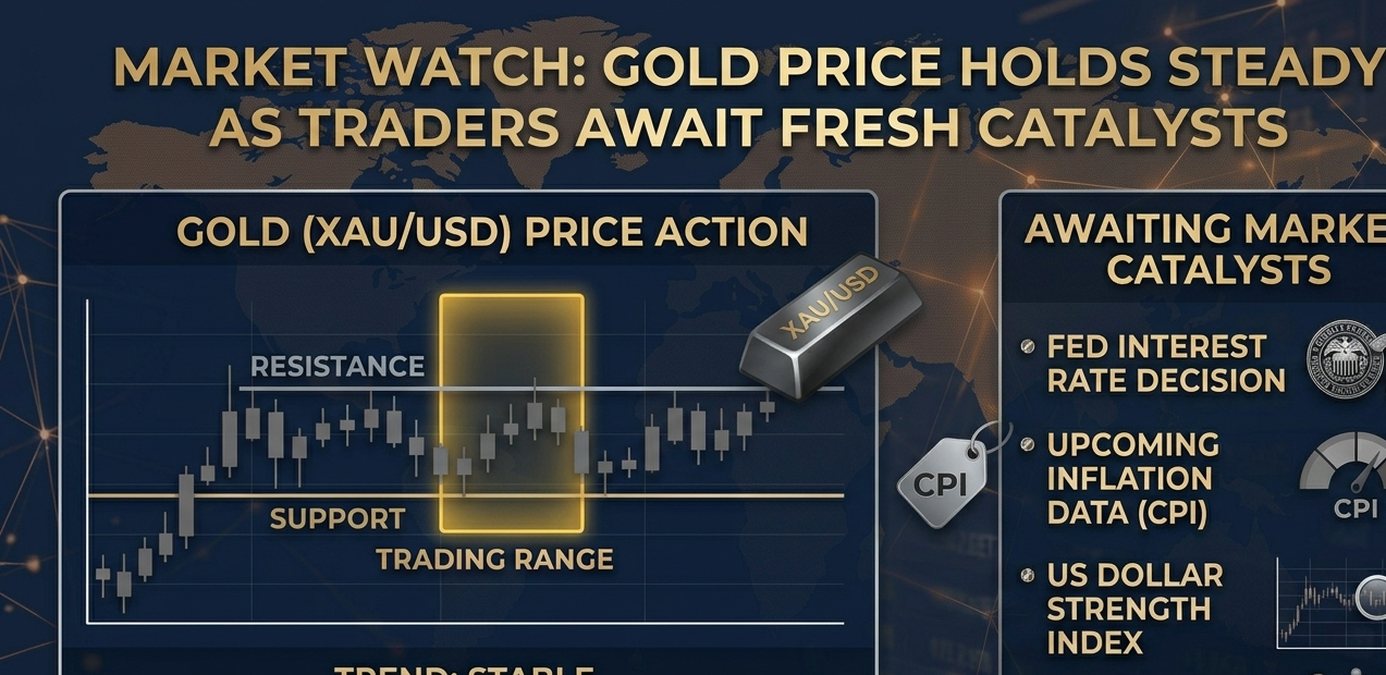 Gold Price Holds Steady as Traders Await Fresh Market Catalysts