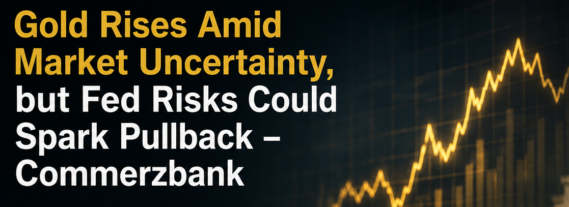 Gold Rises Amid Market Uncertainty, but Fed Risks Could Spark Pullback – Commerzbank