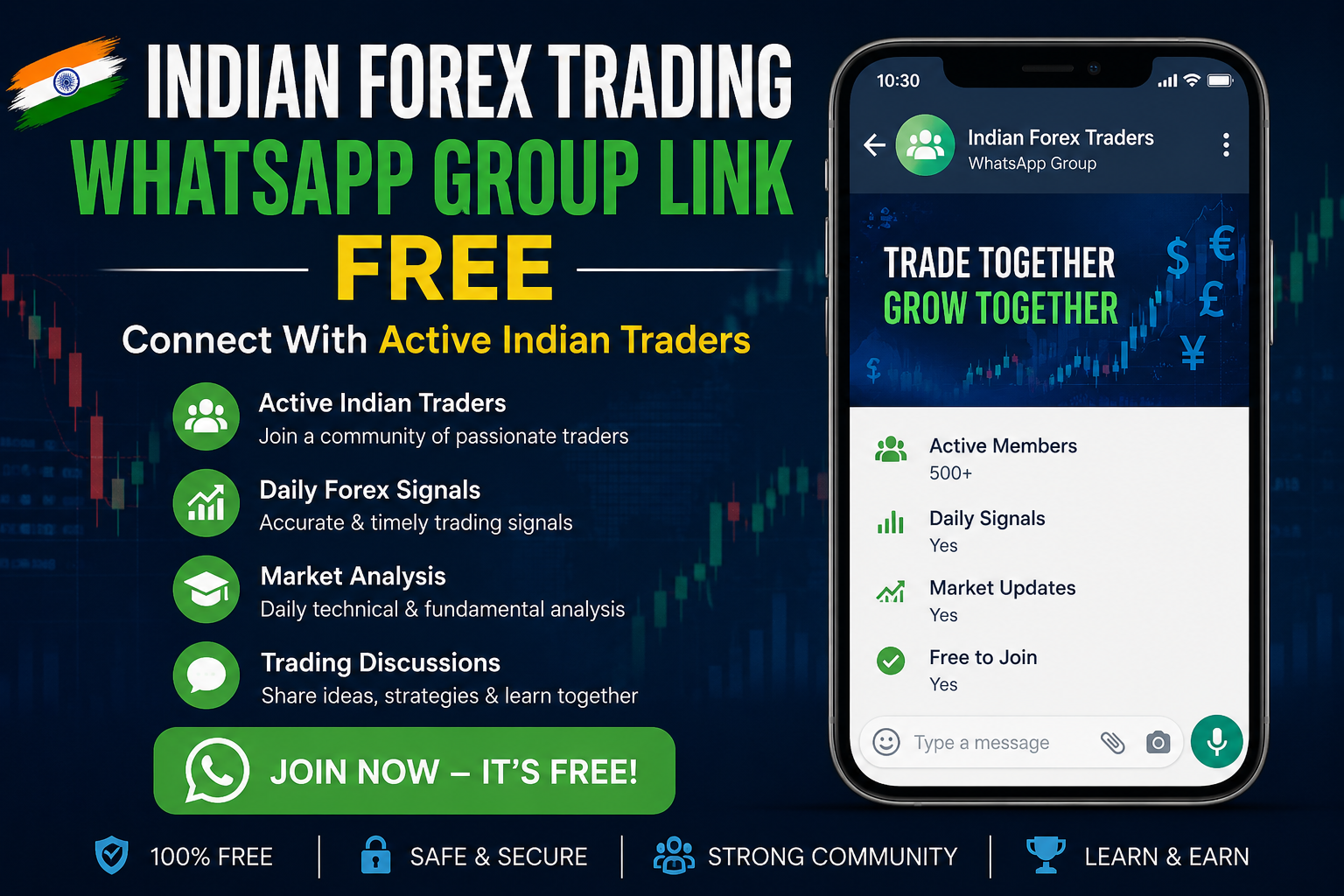 Indian Forex Trading WhatsApp Group Link Free – Connect With Active Indian Traders