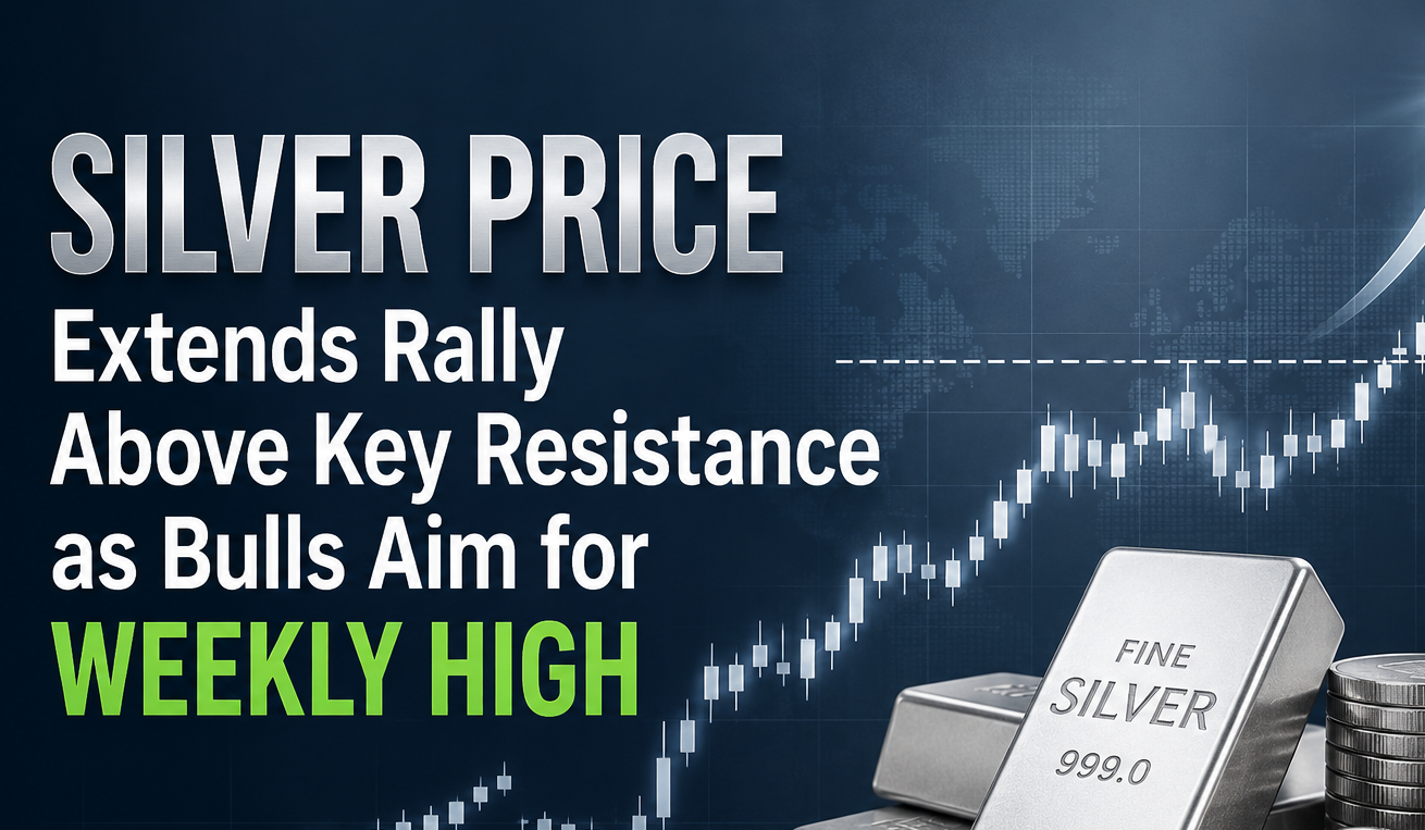 Silver Price Extends Rally Above Key Resistance as Bulls Aim for Weekly High