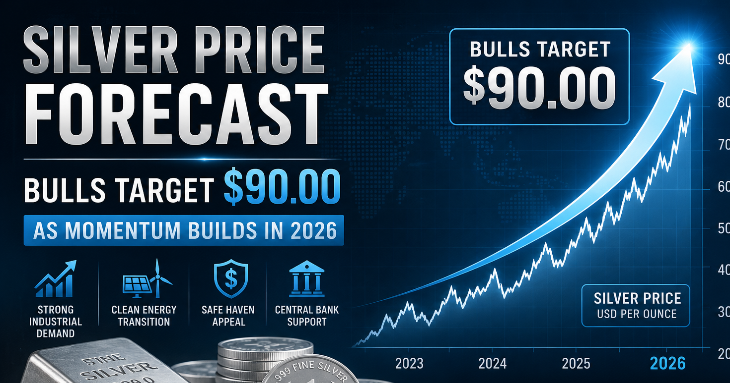 Silver Price Forecast Bulls Target $90.00 as Momentum Builds in 2026