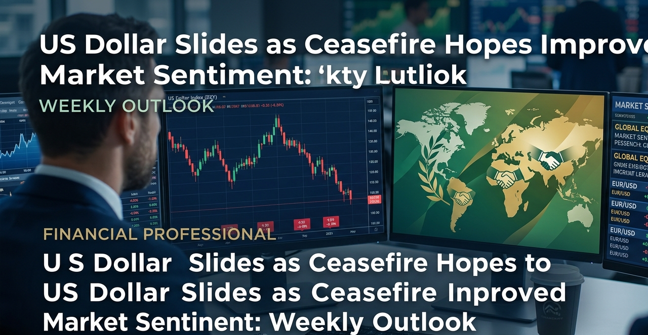 US Dollar Slides as Ceasefire Hopes Improve Market Sentiment Weekly Outlook generate blog post mage of this tittle related trading profesional