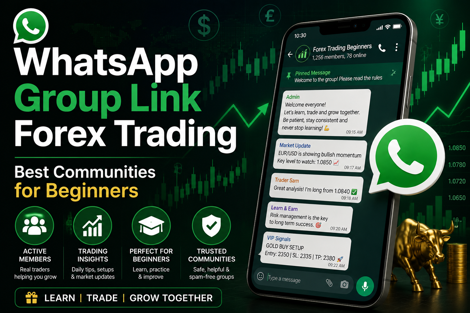 WhatsApp Group Link Forex Trading – Best Communities for Beginners