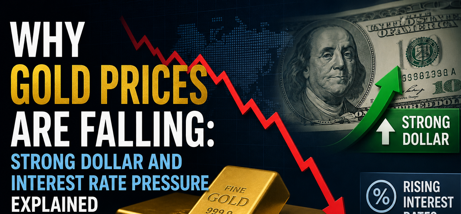 Why Gold Prices Are Falling: Strong Dollar and Interest Rate Pressure Explained