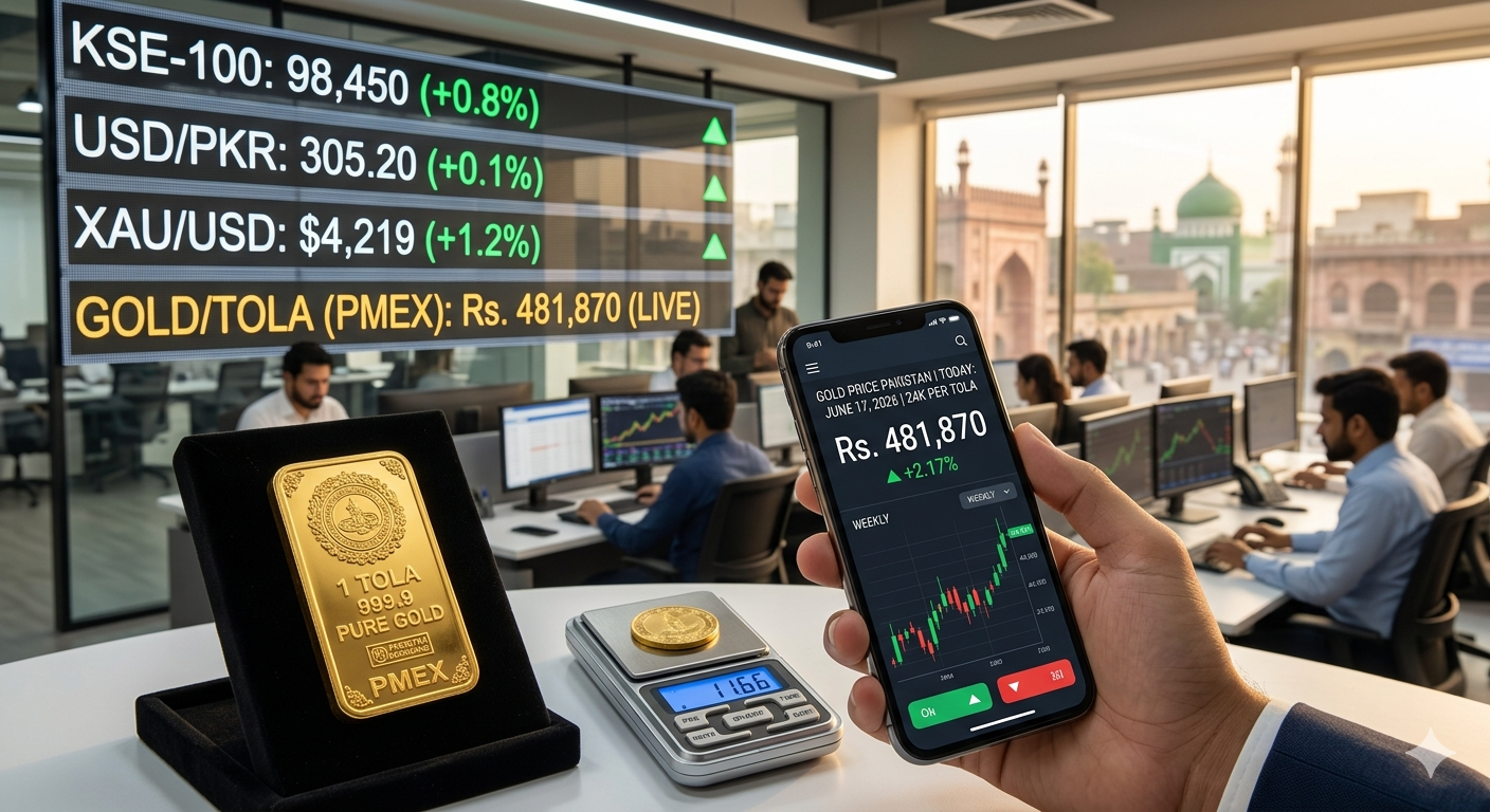 1 Tola Gold Price in Pakistan Today 2026