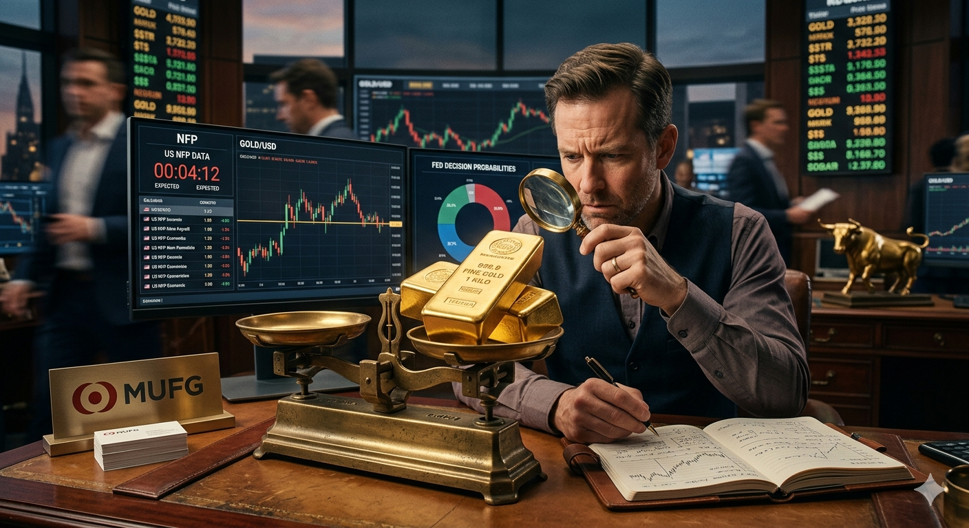 Gold Steadies as Traders Await US NFP for Clues on the Fed’s Next Move