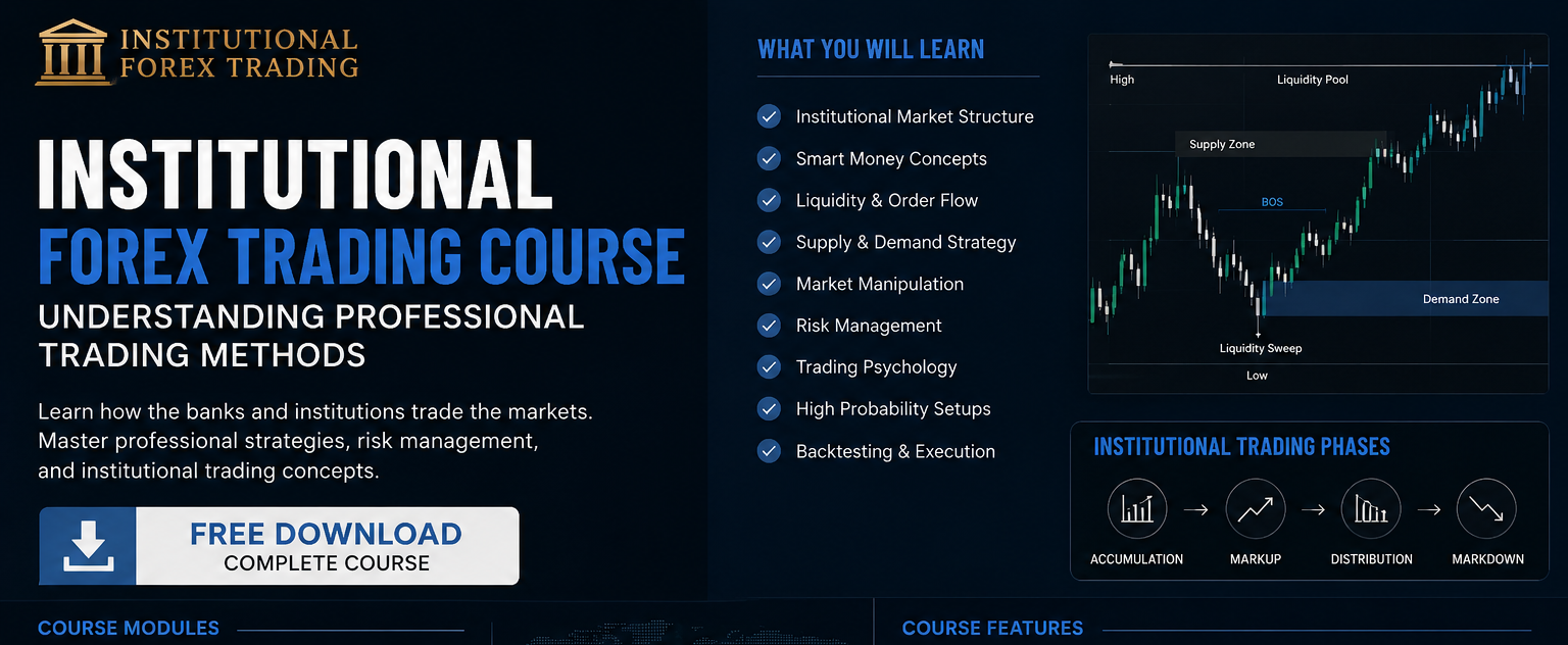 Institutional Forex Trading Course Free Download – Understanding Professional Trading Methods