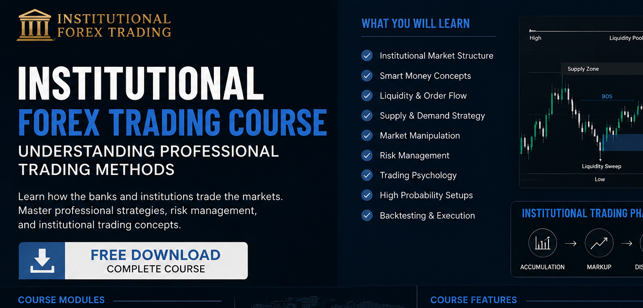Institutional Forex Trading Course Free Download – Understanding Professional Trading Methods