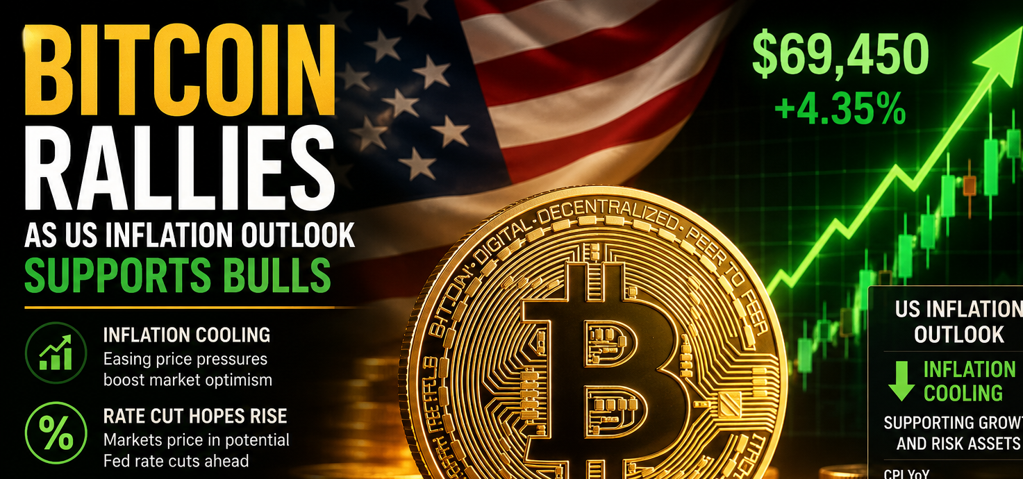 Bitcoin Rallies as US Inflation Outlook Supports Bulls
