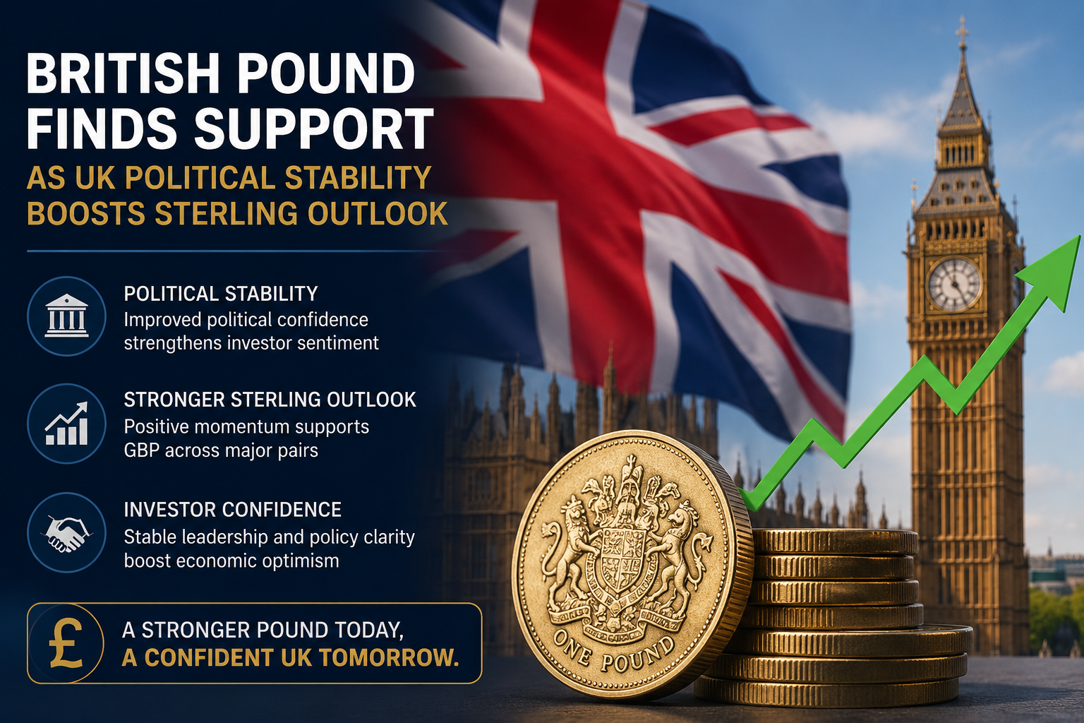 British Pound Finds Support as UK Political Stability Boosts Sterling Outlook