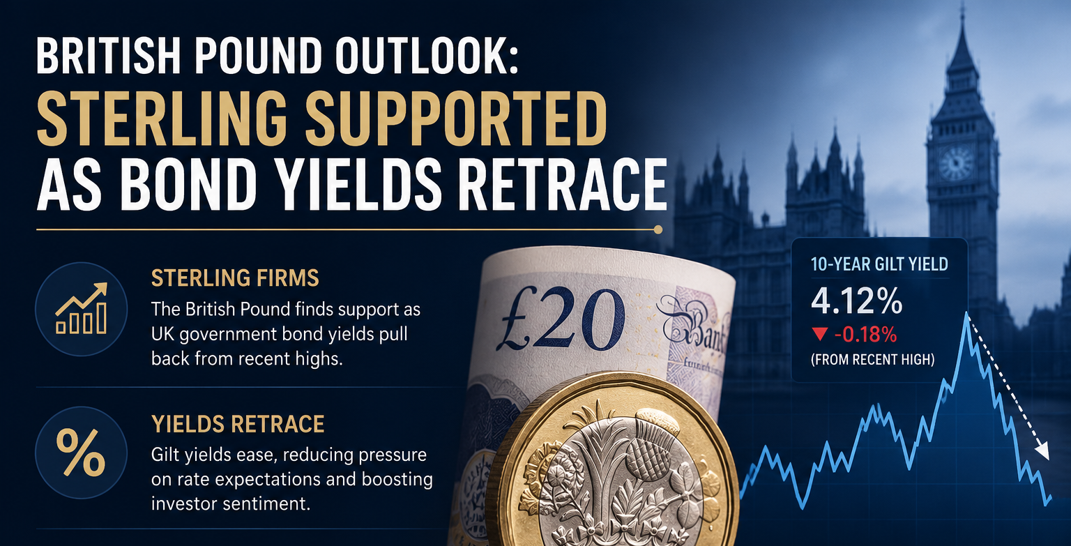 British Pound Outlook: Sterling Supported as Bond Yields Retrace