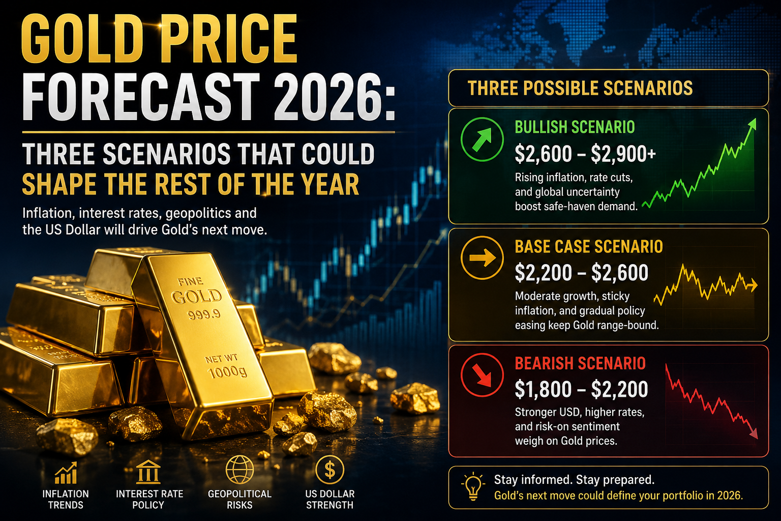 Gold Price Forecast Gold Weakens as Strong US Dollar Gains Ahead of FOMC Meeting