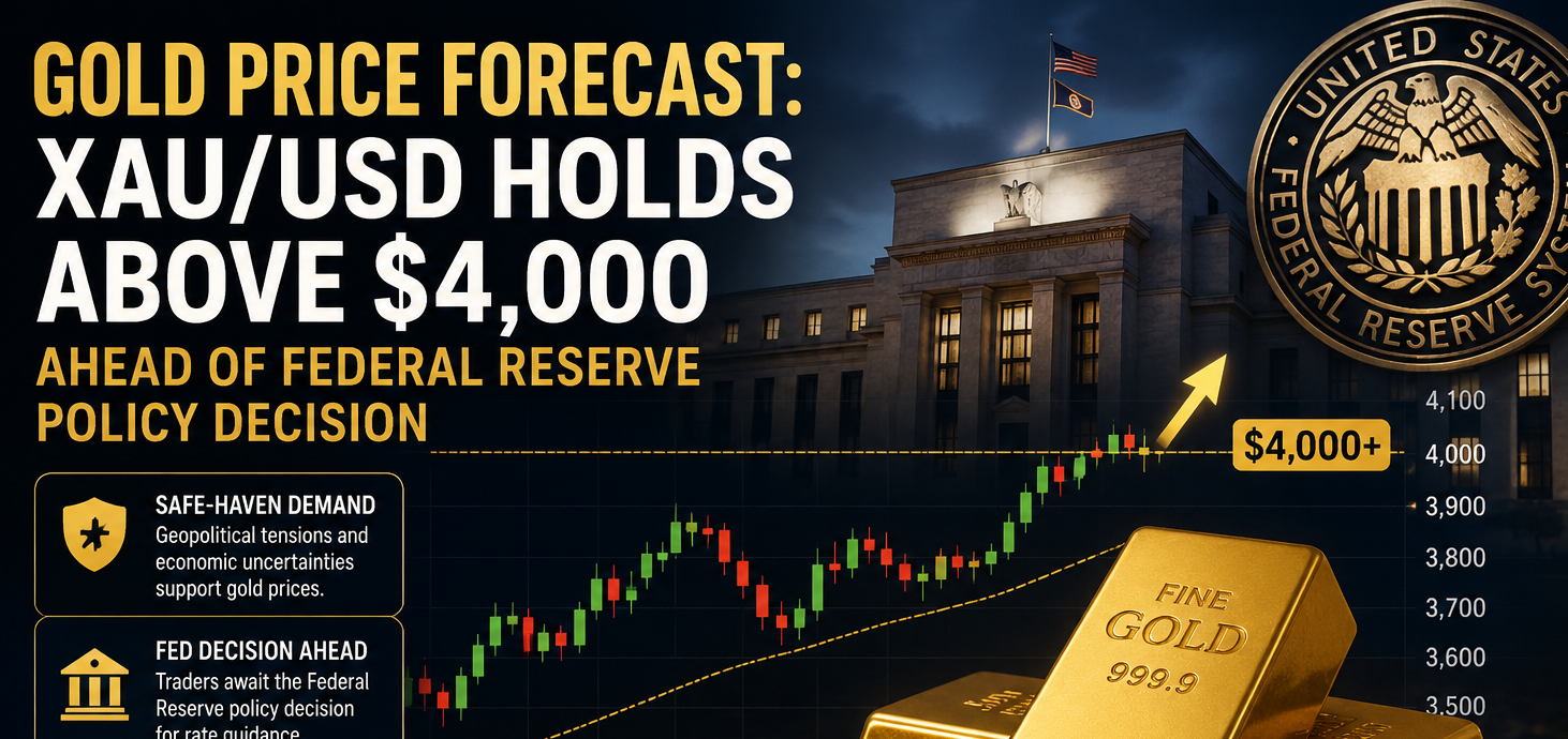 Gold Price Declines as Stronger US Dollar and Hawkish Fed Outlook Pressure XAU/USD