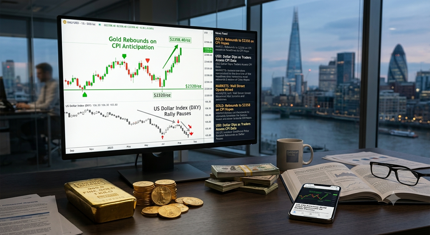 Gold Price Rebounds Ahead of US CPI as Dollar Rally Pauses