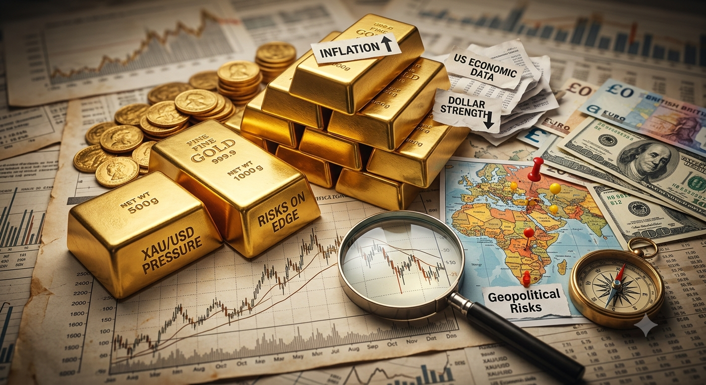 Gold Price Today XAUUSD Faces Pressure as Inflation and Geopolitical Risks Keep Markets on Edge