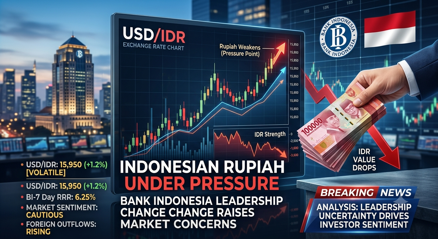 Indonesian Rupiah Under Pressure as Bank Indonesia Leadership Change Raises Market Concerns