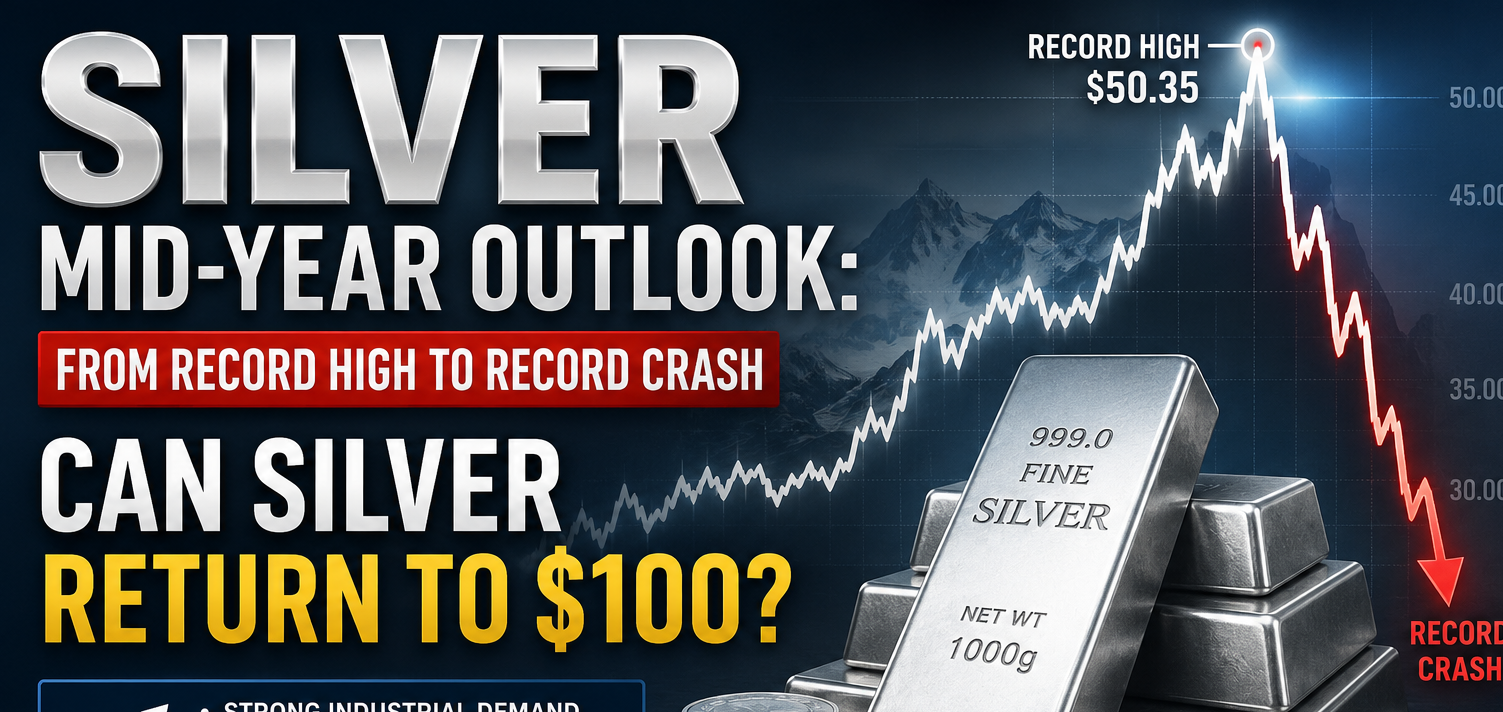 Silver Mid-Year Outlook From Record High to Record Crash – Can Silver Return to $100